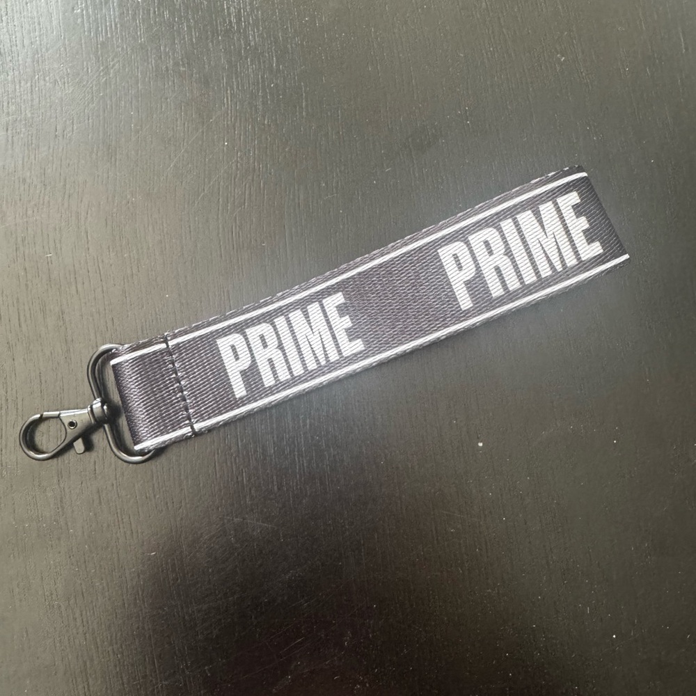 Black Prime Hydration keychain/lanyard